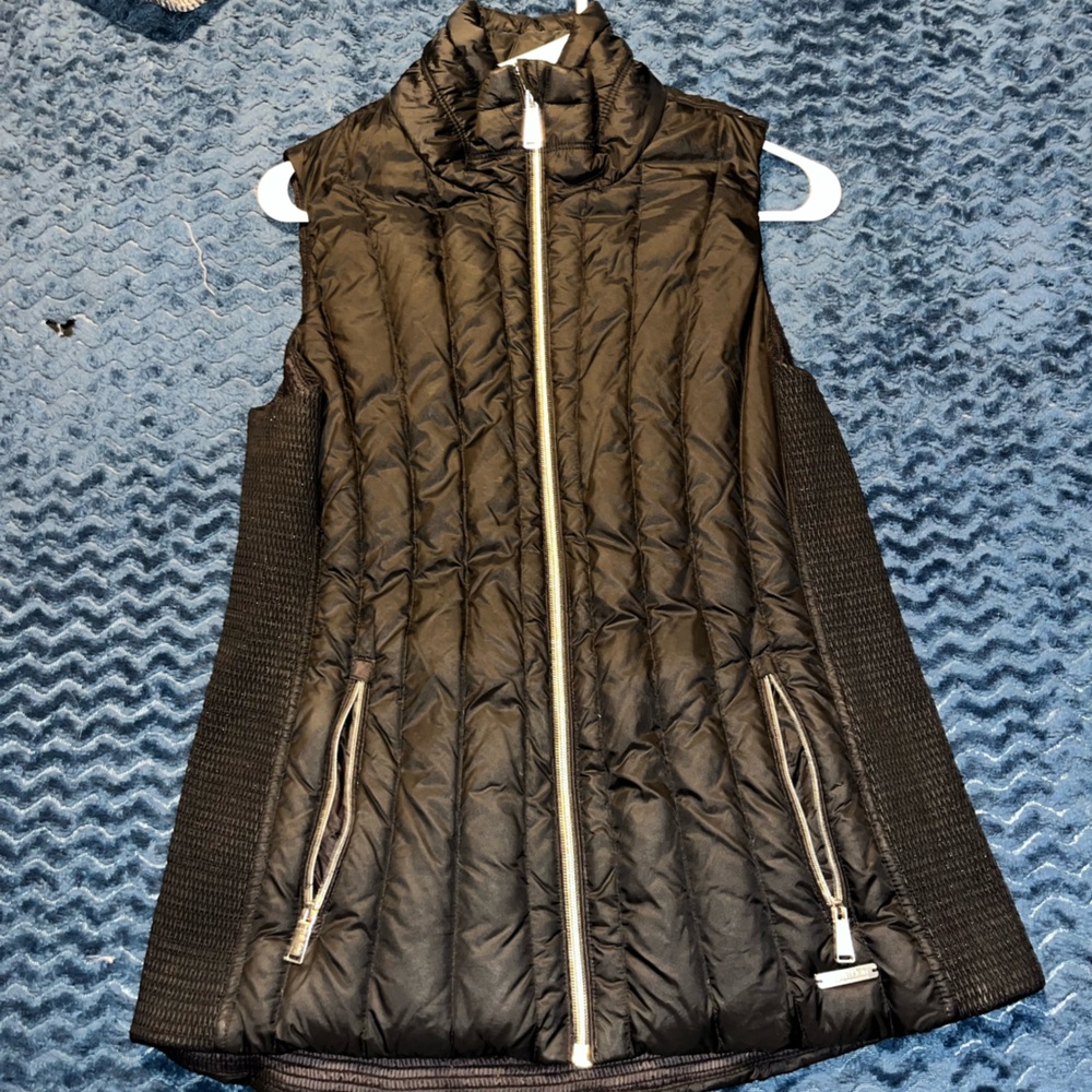 Calvin Klein Black Vest with Silver Accents